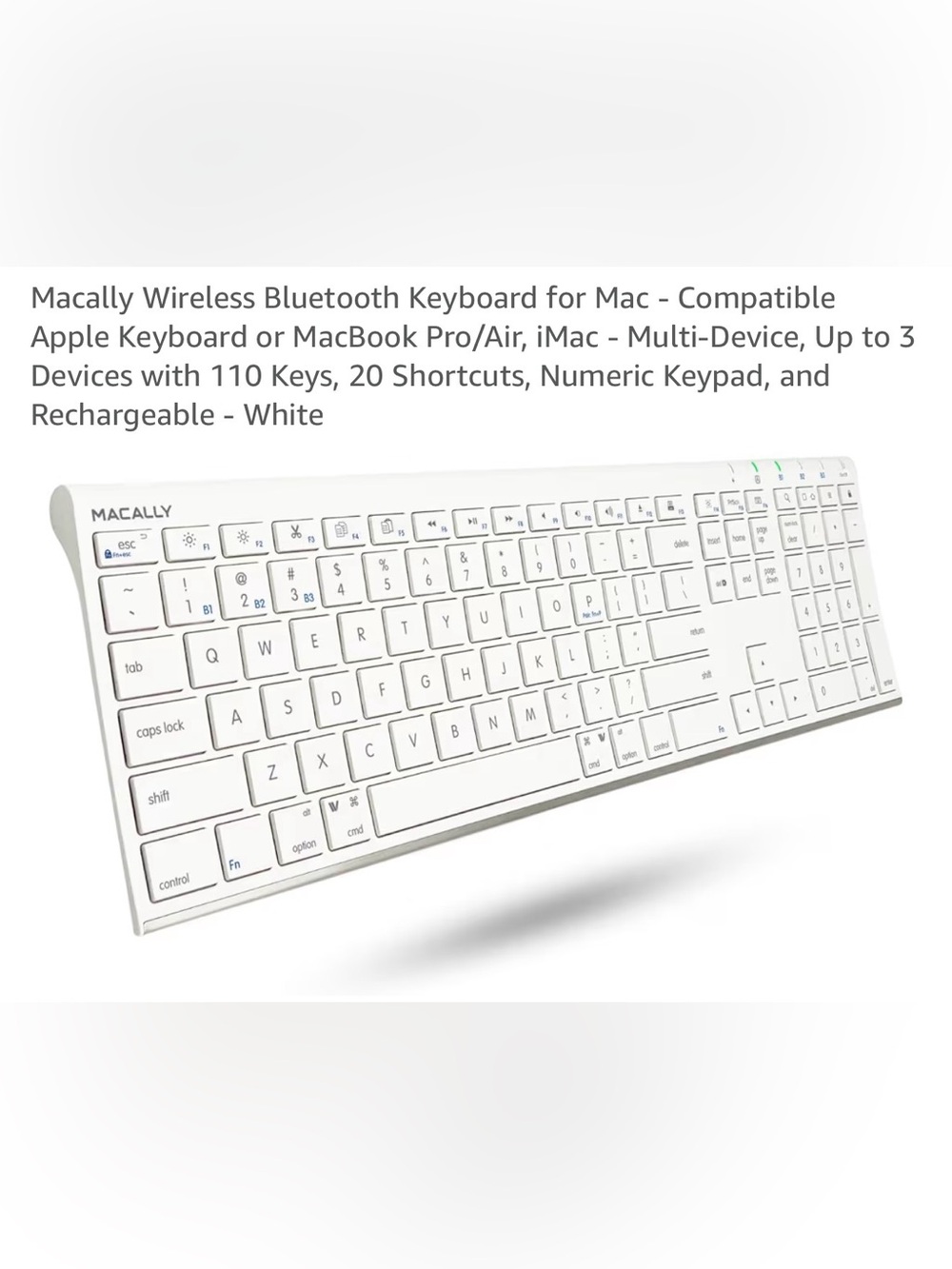 Macally Wireless Keyboard